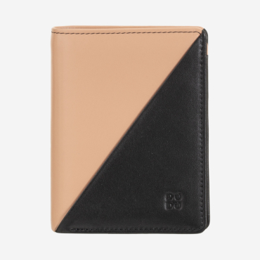 Portafoglio piccolo donna bifold RFID pelle